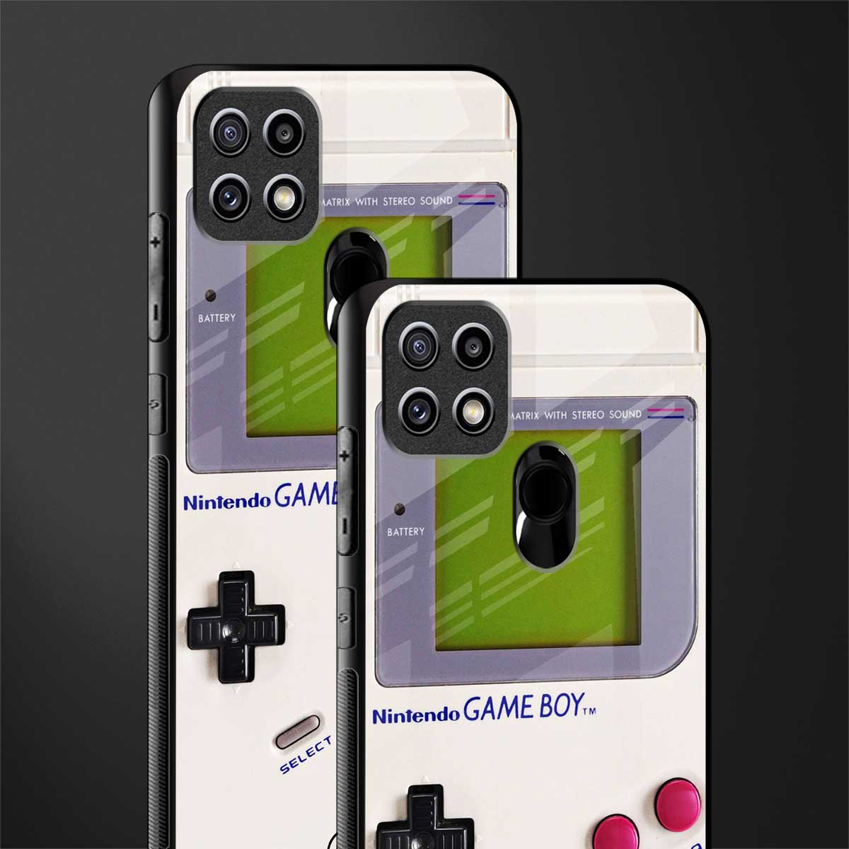 gameboy classic glass case for oppo a15s image-2