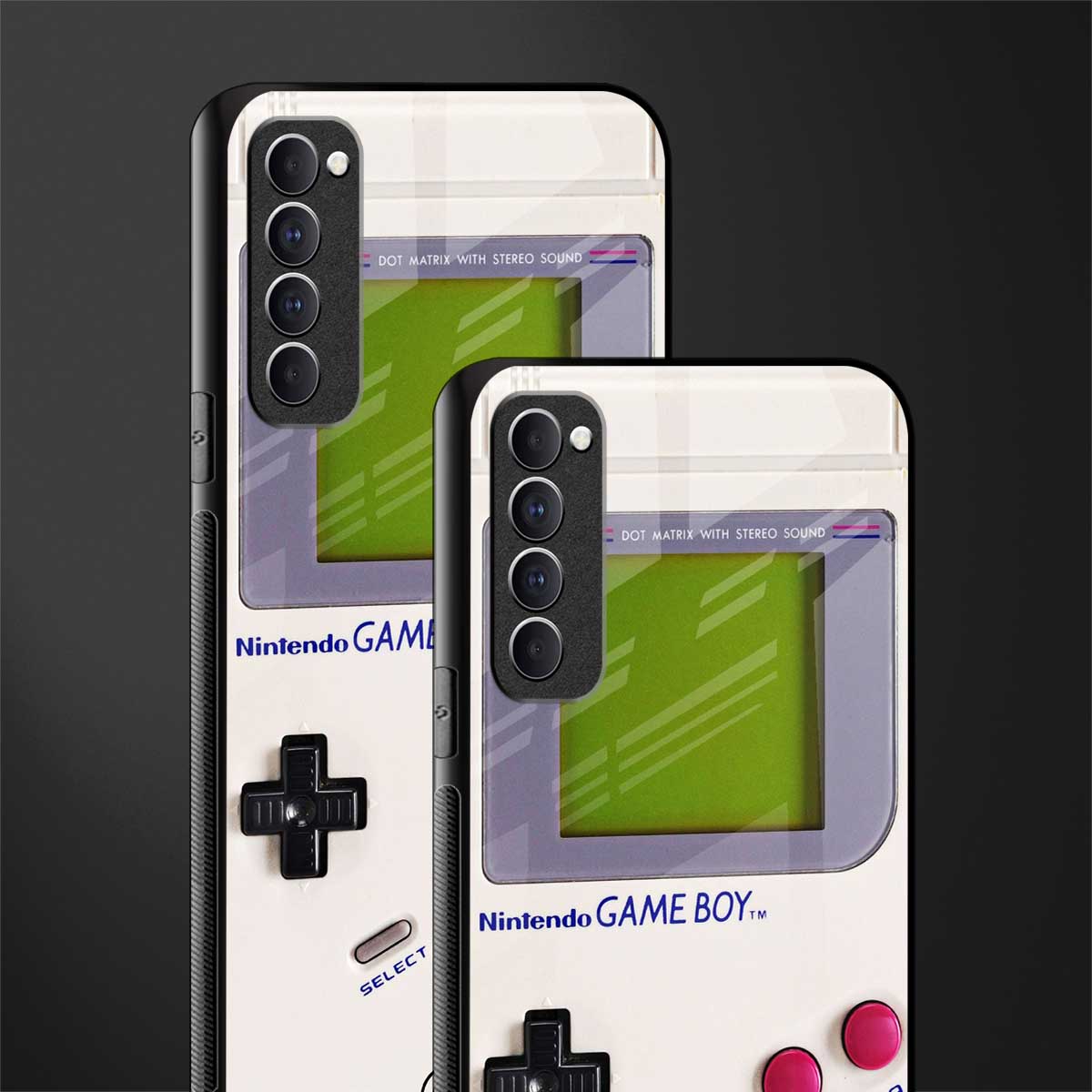 gameboy classic glass case for oppo reno 4 pro image-2