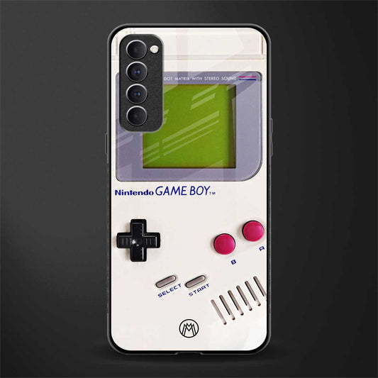 gameboy classic glass case for oppo reno 4 pro image