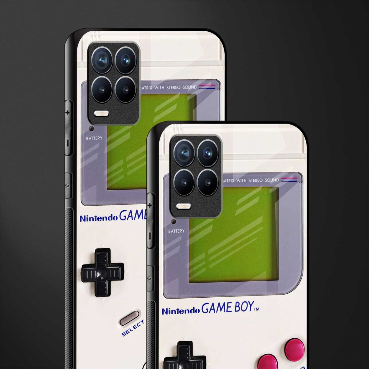 gameboy classic glass case for realme 8 4g image-2
