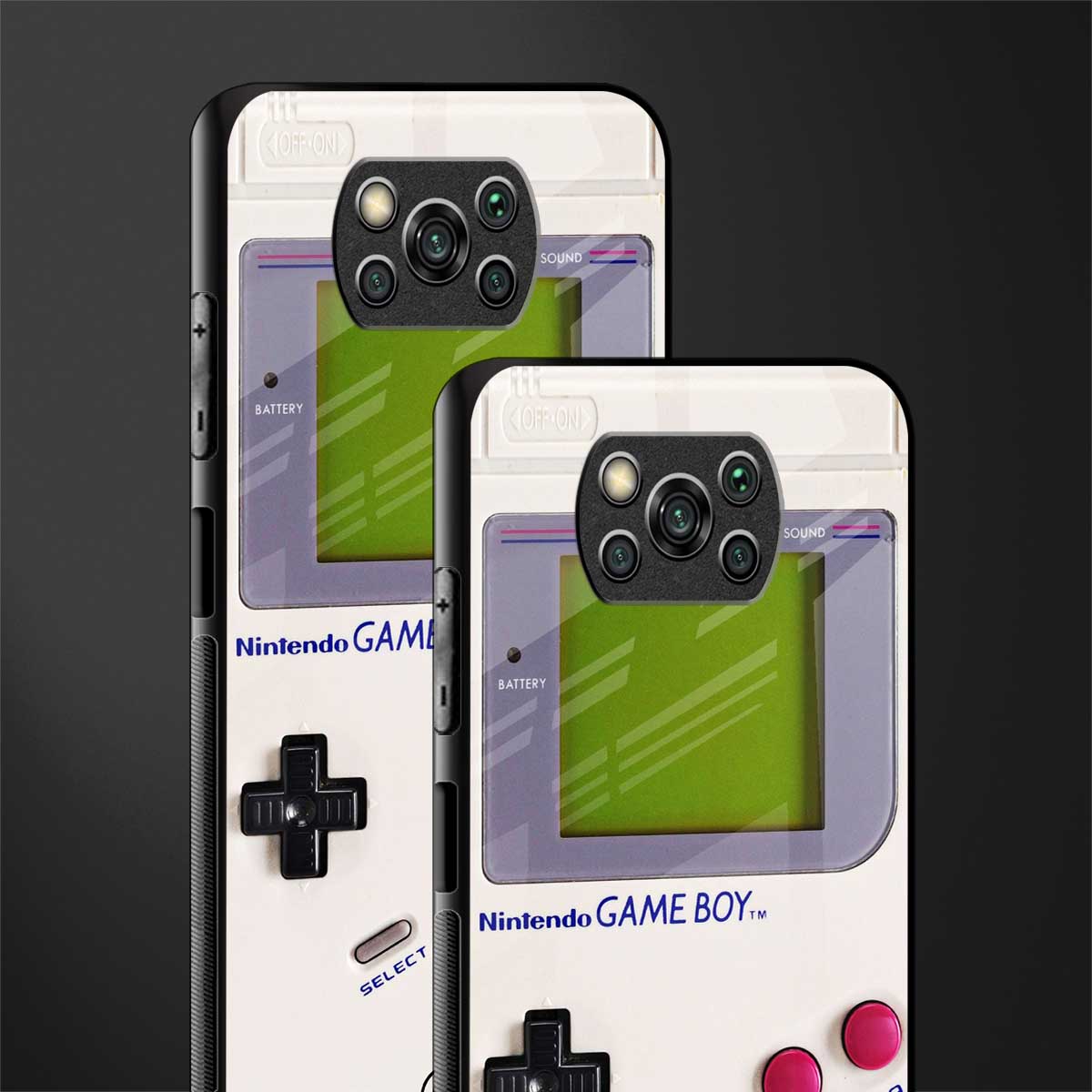 gameboy classic glass case for poco x3 image-2