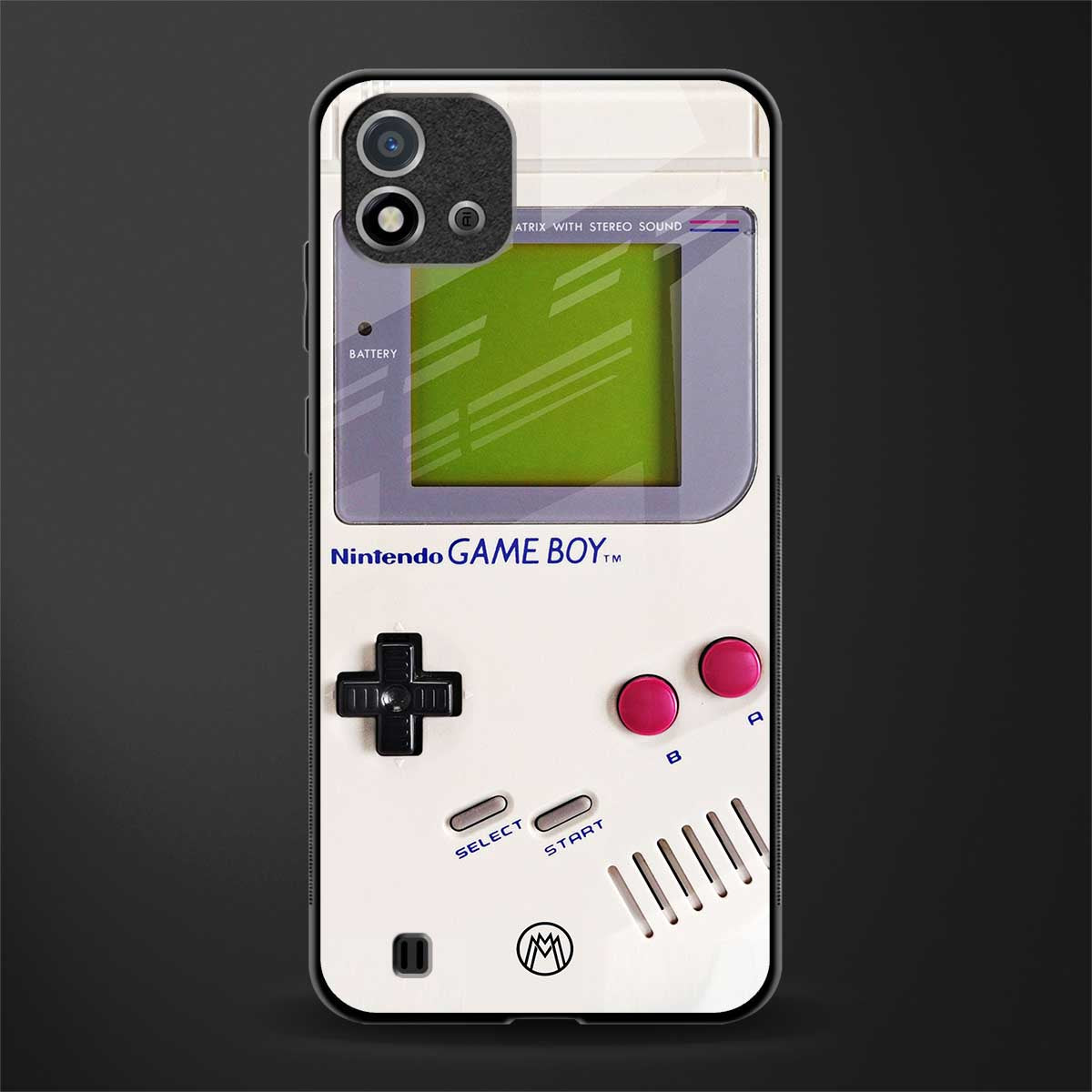 gameboy classic glass case for realme c20 image