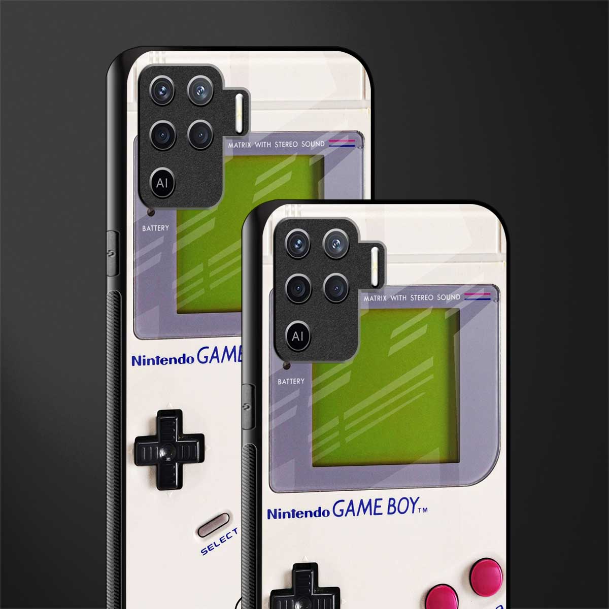 gameboy classic glass case for oppo f19 pro image-2