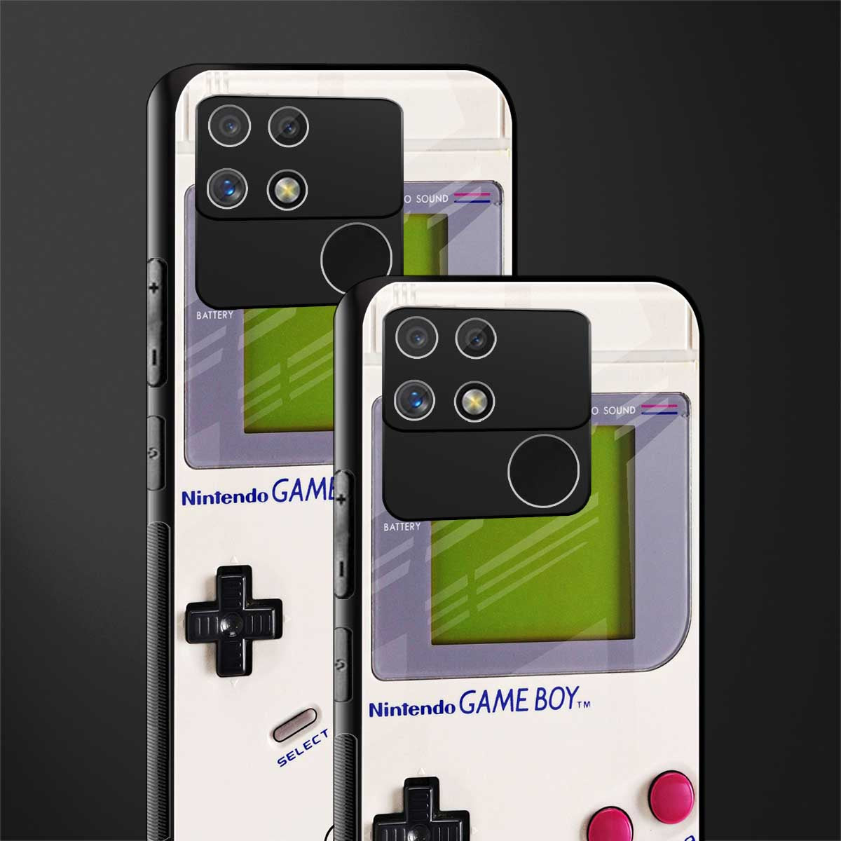 gameboy classic back phone cover | glass case for realme narzo 50a