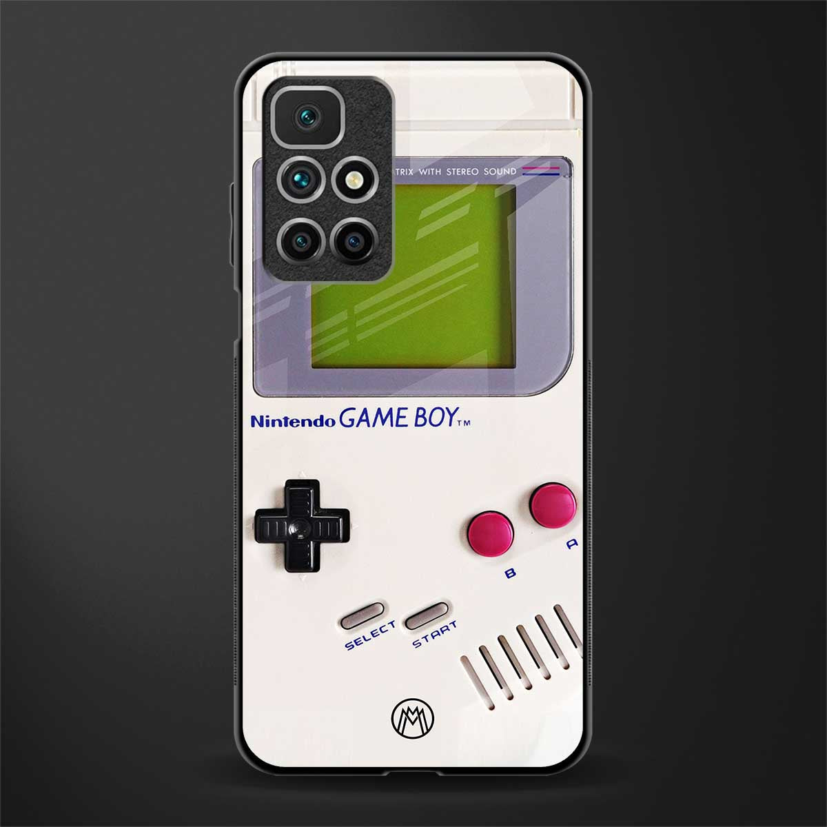 gameboy classic glass case for redmi 10 prime image