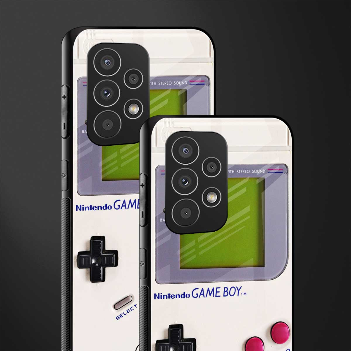 gameboy classic back phone cover | glass case for samsung galaxy a53 5g