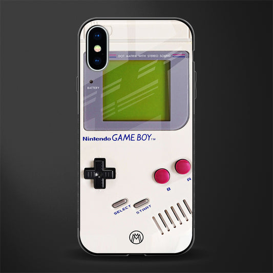 gameboy classic glass case for iphone xs image