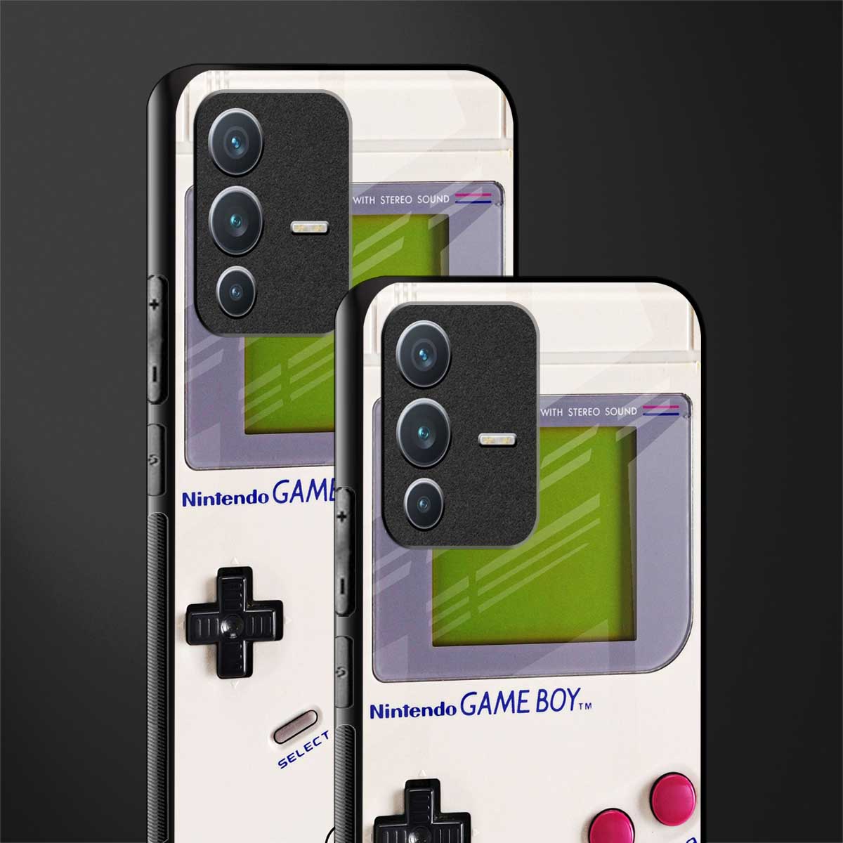 gameboy classic glass case for vivo v23 5g image-2