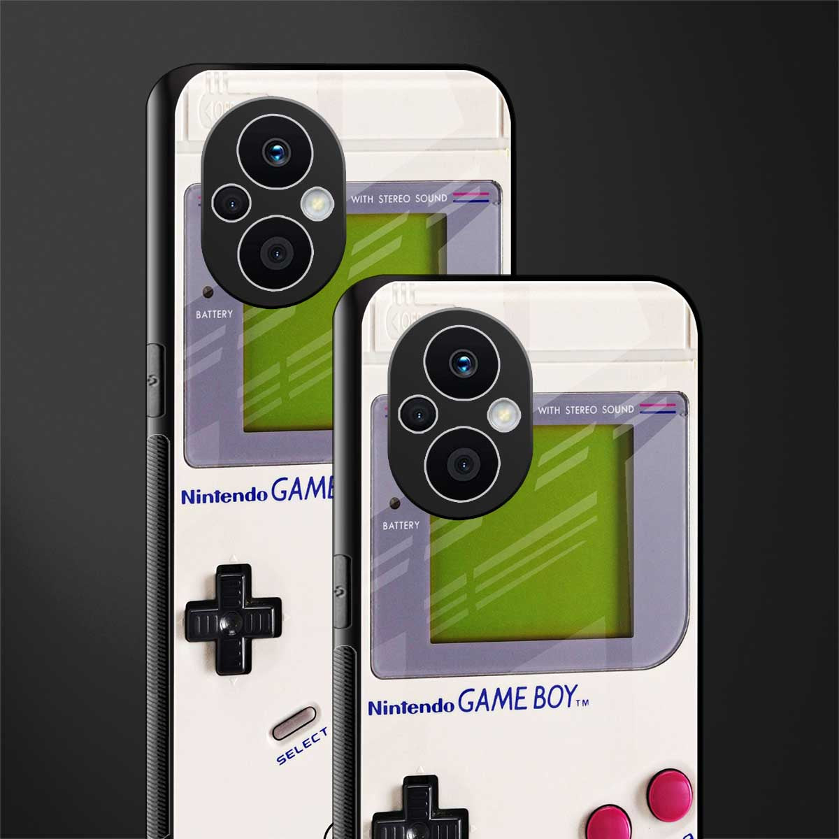 gameboy classic back phone cover | glass case for oppo f21 pro 5g