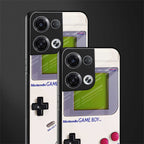 gameboy classic back phone cover | glass case for oppo reno 8 pro