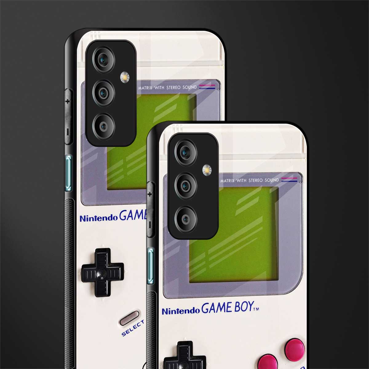 gameboy classic back phone cover | glass case for samsung galaxy f23 5g