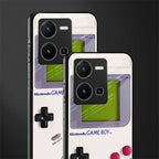 gameboy classic back phone cover | glass case for vivo y35 4g