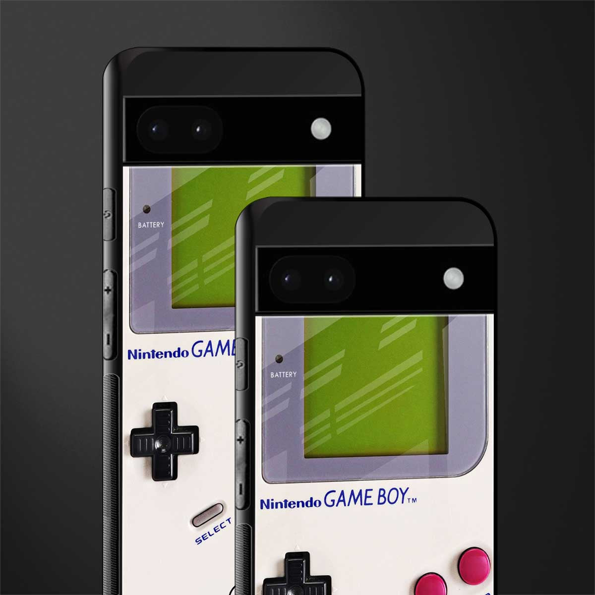 gameboy classic back phone cover | glass case for google pixel 6a