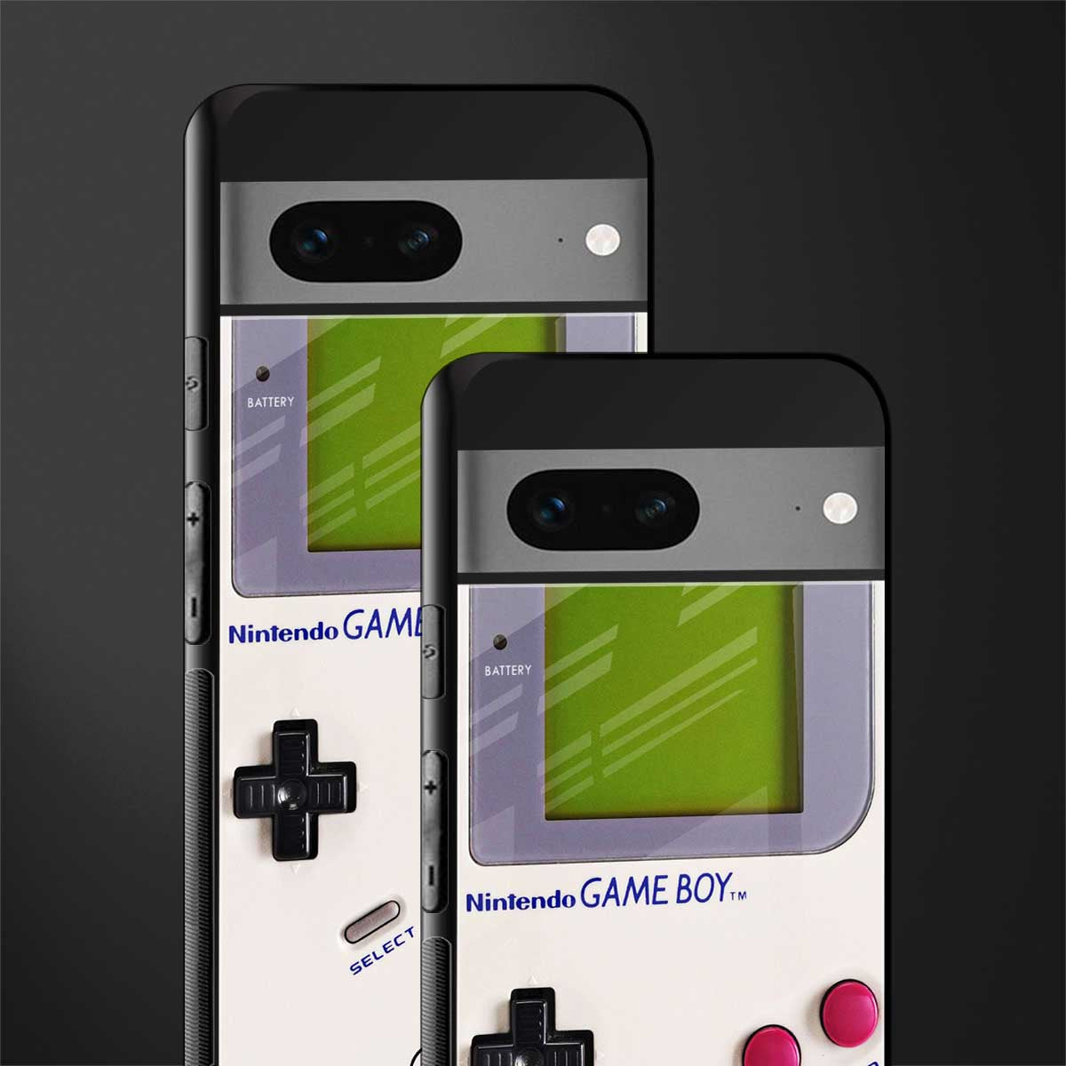 gameboy classic back phone cover | glass case for google pixel 7