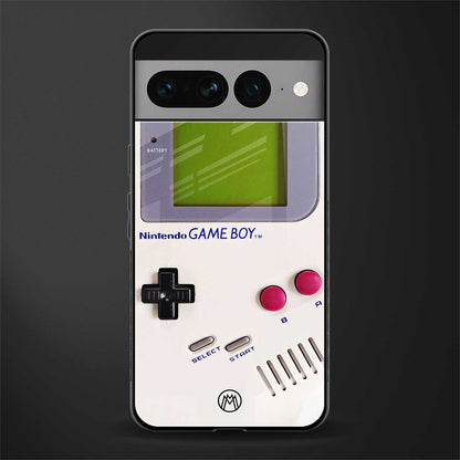 gameboy classic back phone cover | glass case for google pixel 7 pro