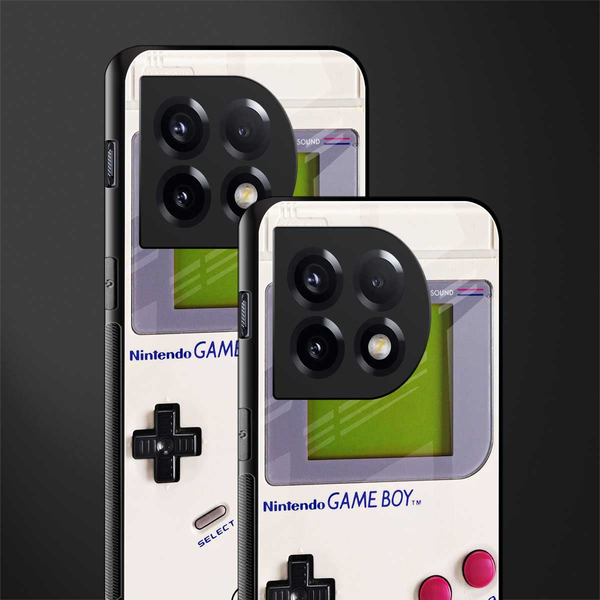 gameboy classic back phone cover | glass case for oneplus 11