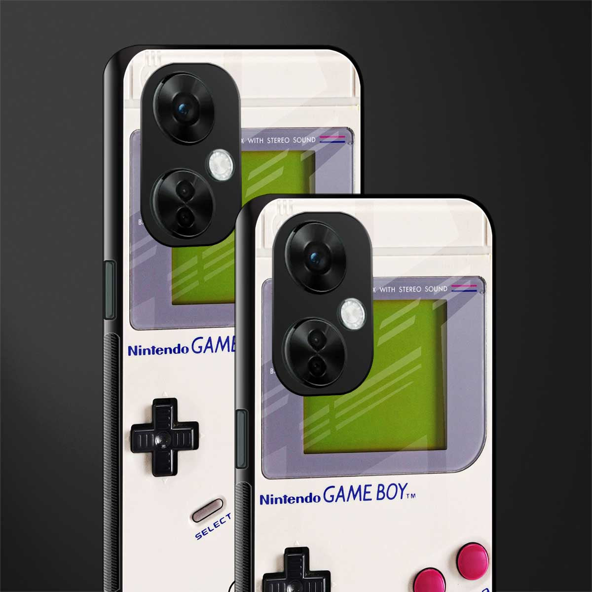 gameboy classic back phone cover | glass case for oneplus nord ce 3 lite