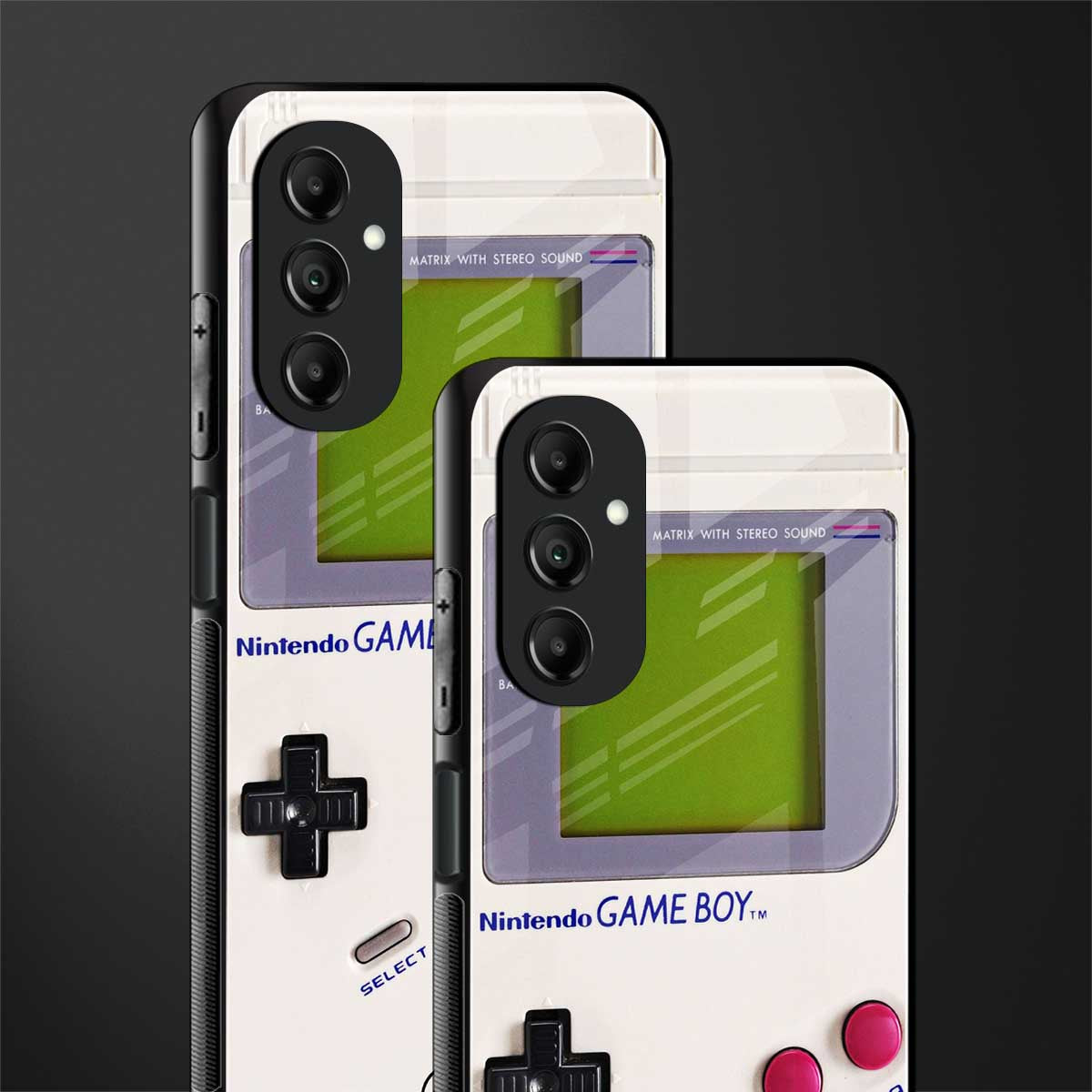 gameboy classic back phone cover | glass case for samsung galaxy a14 5g