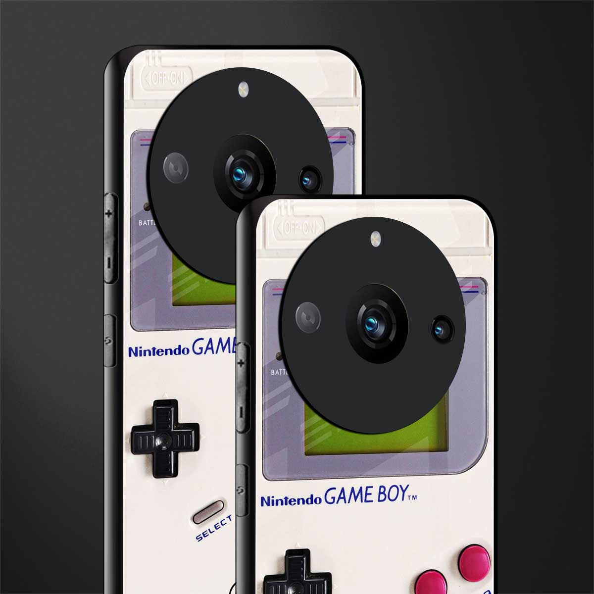 gameboy classic back phone cover | glass case for realme 11 pro 5g