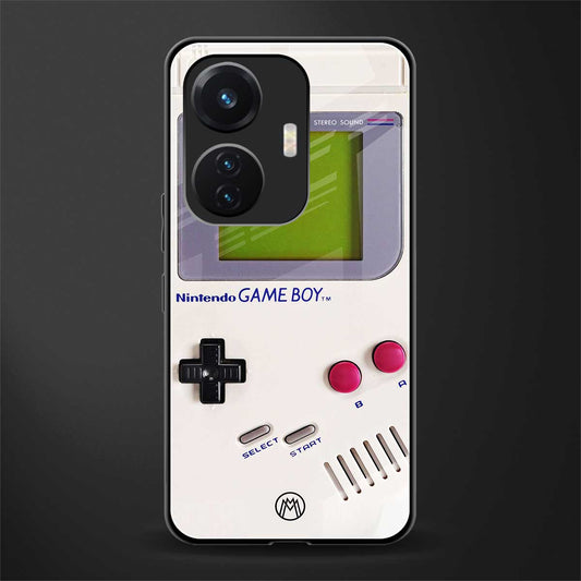 gameboy classic back phone cover | glass case for vivo t1 44w 4g