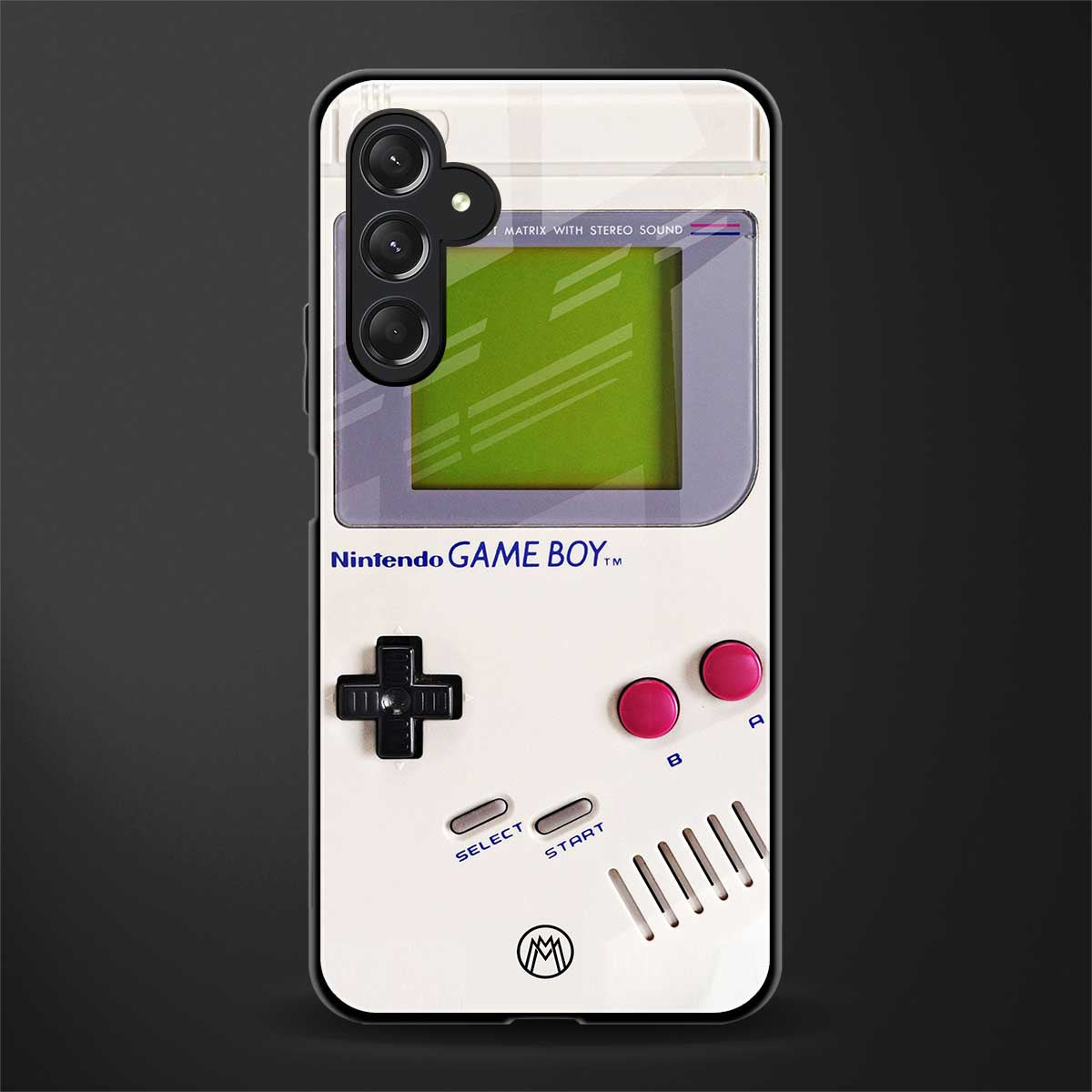 gameboy classic back phone cover | glass case for samsun galaxy a24 4g