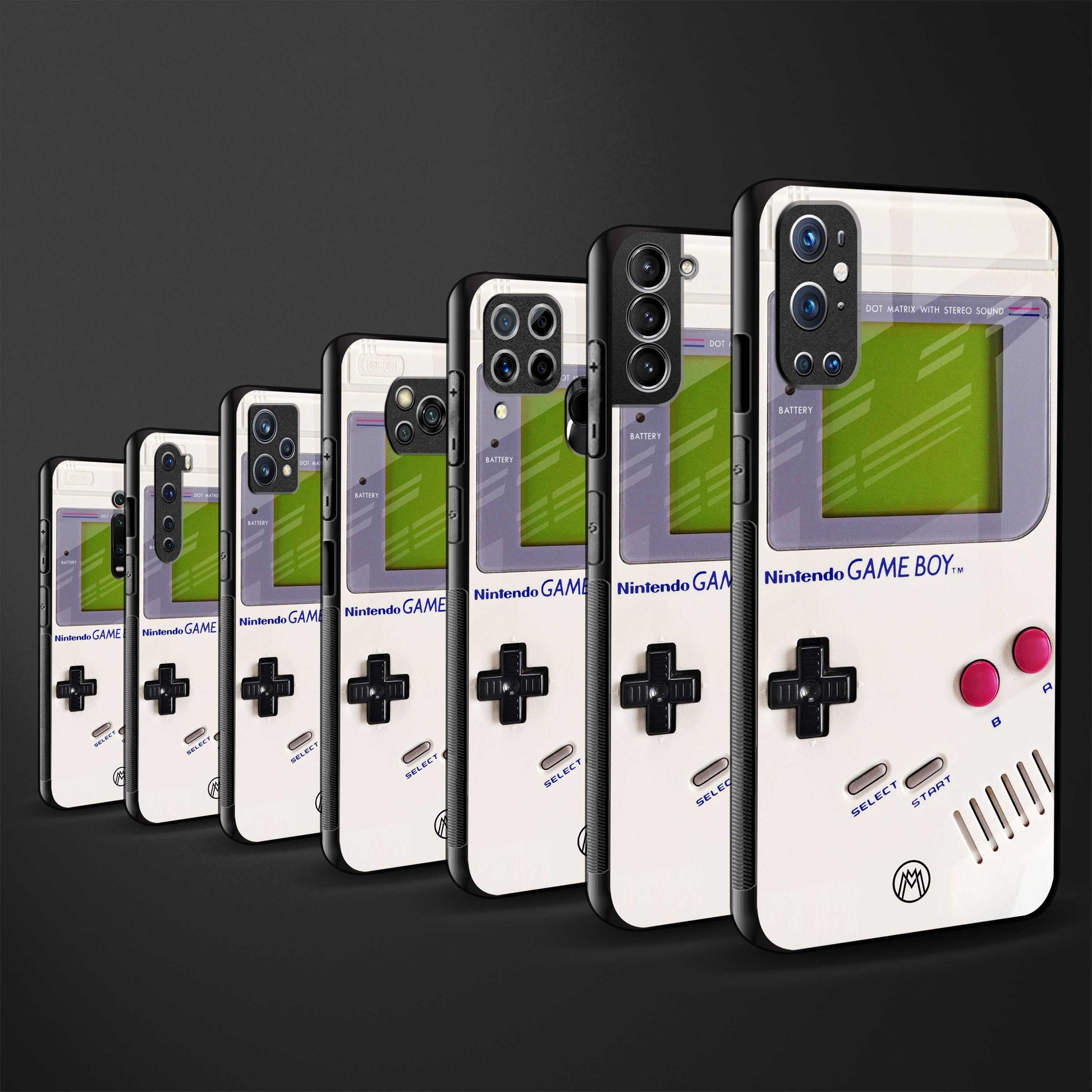 gameboy classic back phone cover | glass case for vivo t1 44w 4g