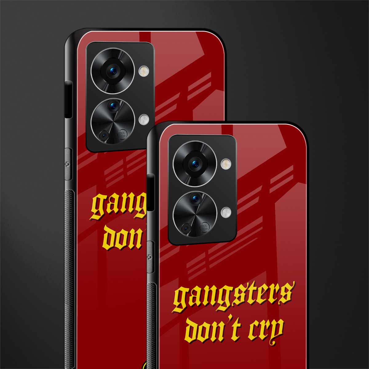gangsters don't cry glass case for phone case | glass case for oneplus nord 2t 5g