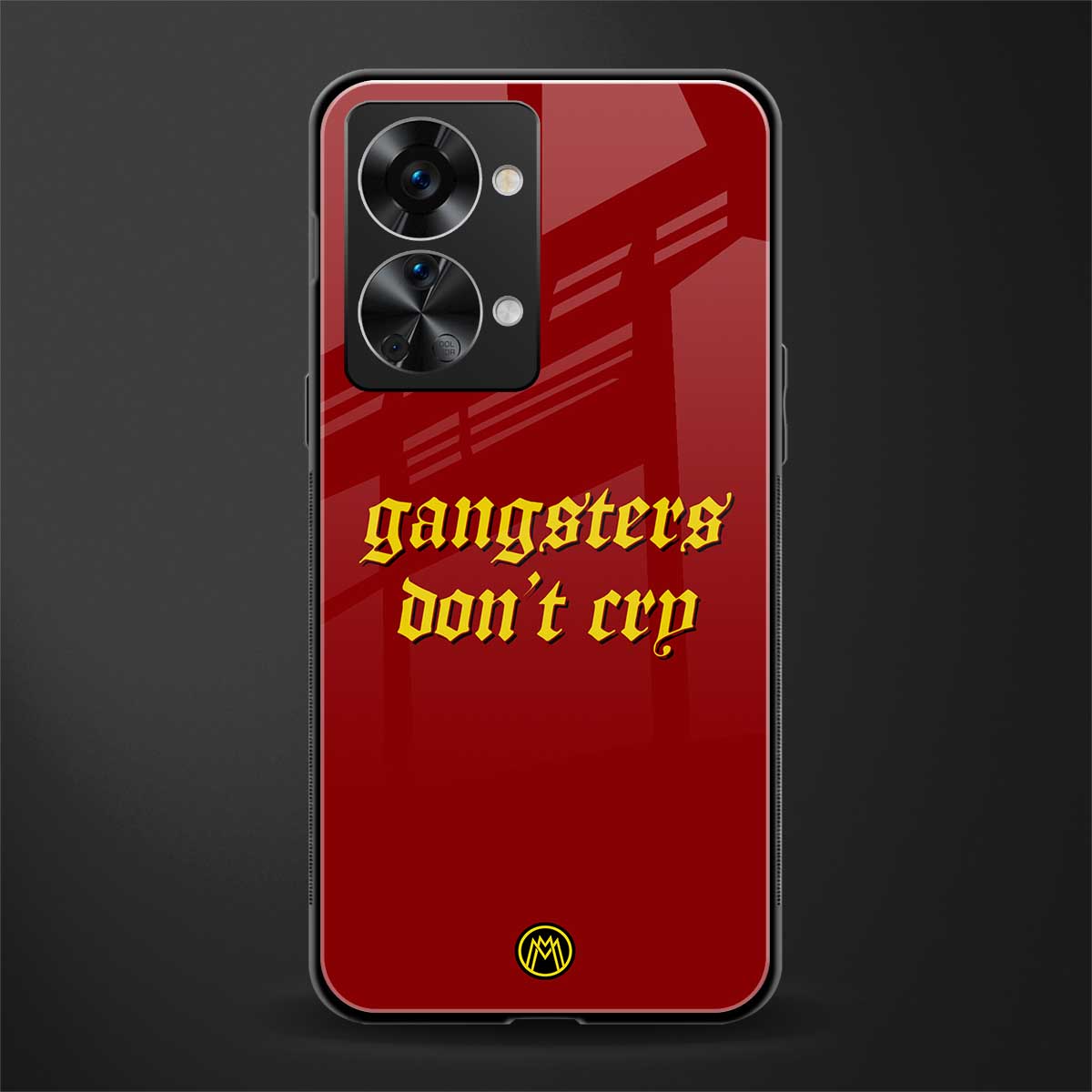 gangsters don't cry glass case for phone case | glass case for oneplus nord 2t 5g
