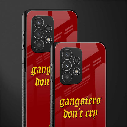 gangsters don't cry back phone cover | glass case for samsung galaxy a53 5g