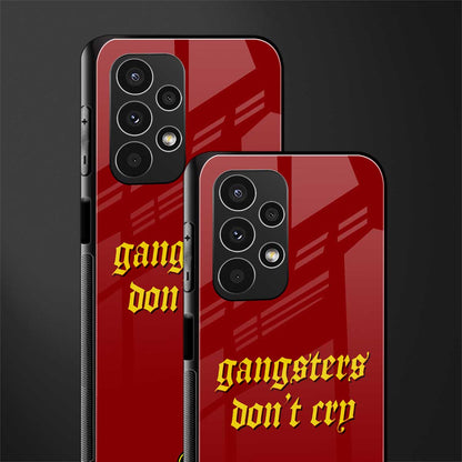 gangsters don't cry back phone cover | glass case for samsung galaxy a13 4g