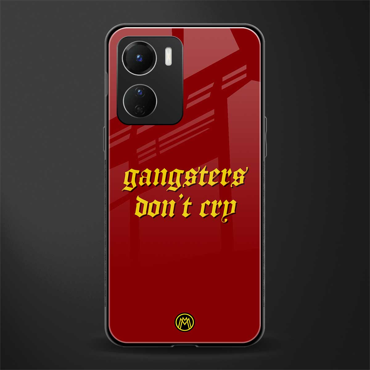 gangsters don't cry back phone cover | glass case for vivo y16