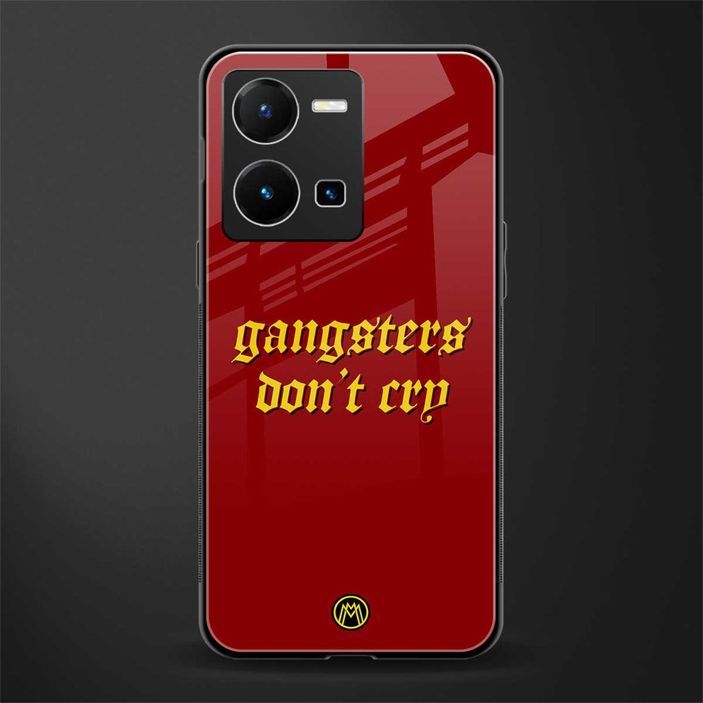 gangsters don't cry back phone cover | glass case for vivo y35 4g