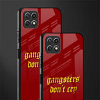 gangsters don't cry back phone cover | glass case for samsung galaxy f42