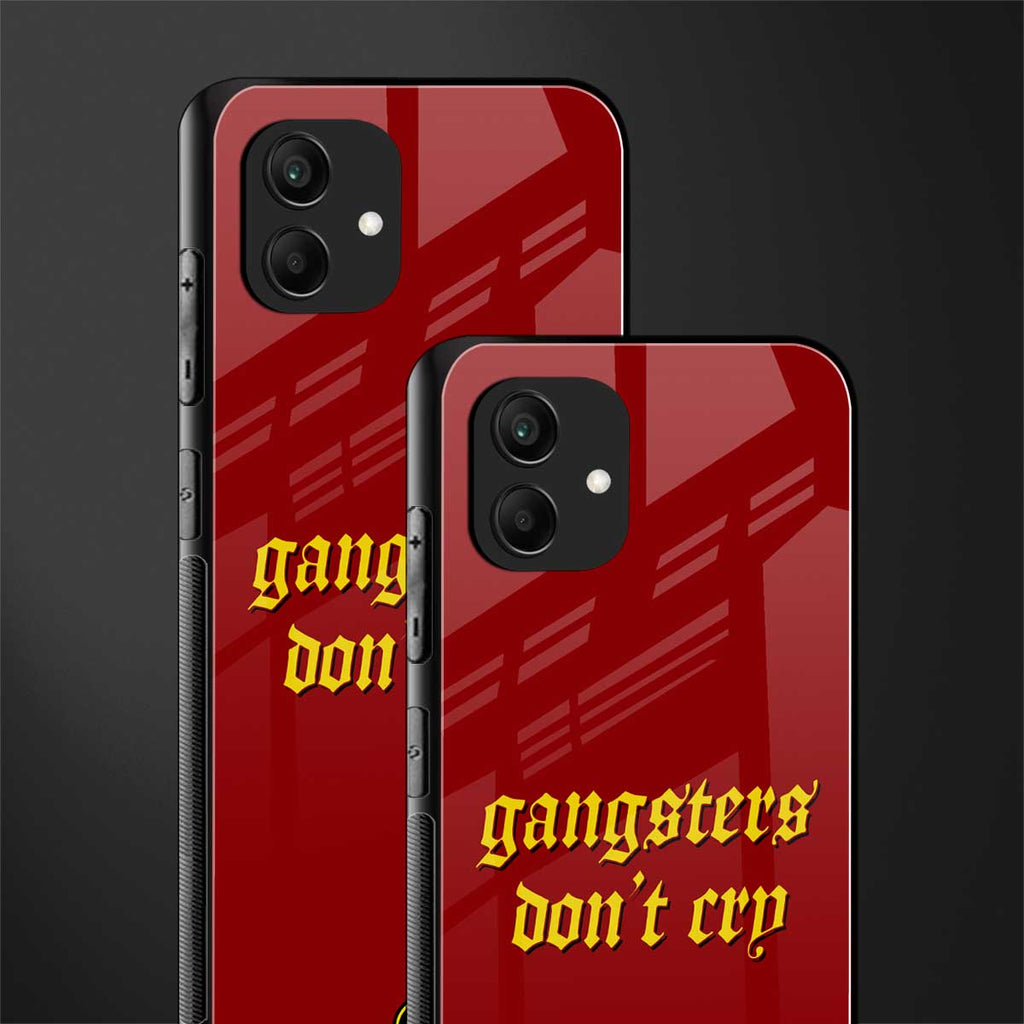 gangsters don't cry back phone cover | glass case for samsung galaxy a04