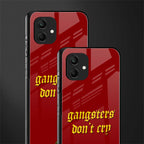 gangsters don't cry back phone cover | glass case for samsung galaxy a04