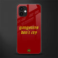 gangsters don't cry back phone cover | glass case for samsung galaxy a04