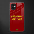 gangsters don't cry back phone cover | glass case for samsung galaxy a04