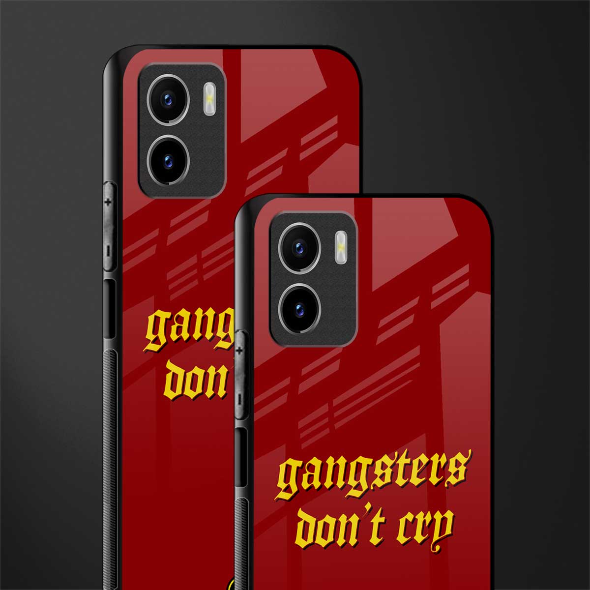 gangsters don't cry back phone cover | glass case for vivo y72