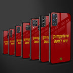 gangsters don't cry back phone cover | glass case for samsung galaxy a53 5g