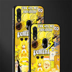 gemini aesthetic collage glass case for redmi note 7s image-2