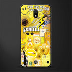 gemini aesthetic collage glass case for redmi 8a image