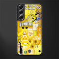 gemini aesthetic collage glass case for samsung galaxy s21 fe 5g image