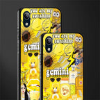 gemini aesthetic collage glass case for vivo y91i image-2