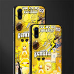gemini aesthetic collage glass case for vivo v11 pro image-2
