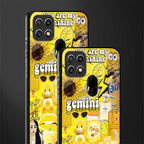 gemini aesthetic collage glass case for oppo a15 image-2