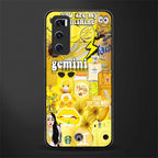 gemini aesthetic collage glass case for vivo v20 se image