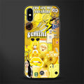 gemini aesthetic collage glass case for iphone x image