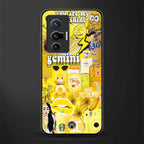 gemini aesthetic collage glass case for vivo x70 image