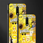 gemini aesthetic collage glass case for oneplus 7 image-2