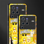 gemini aesthetic collage glass case for vivo x80 pro 5g image-2